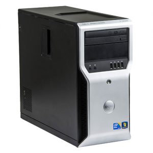 DELL T1600 Workstation Tower Xeon®E3-1225 v3 8GB DDR3, HDD 500GB, DVD, NVIDIA Quadro 2000. Windows 10 Pro.