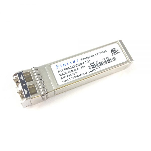 Finisar 8GB 850nm Fibra Canale Fc Sfp + Ottico Ricetrasmettitore FTLF 8528P2BNV-EM